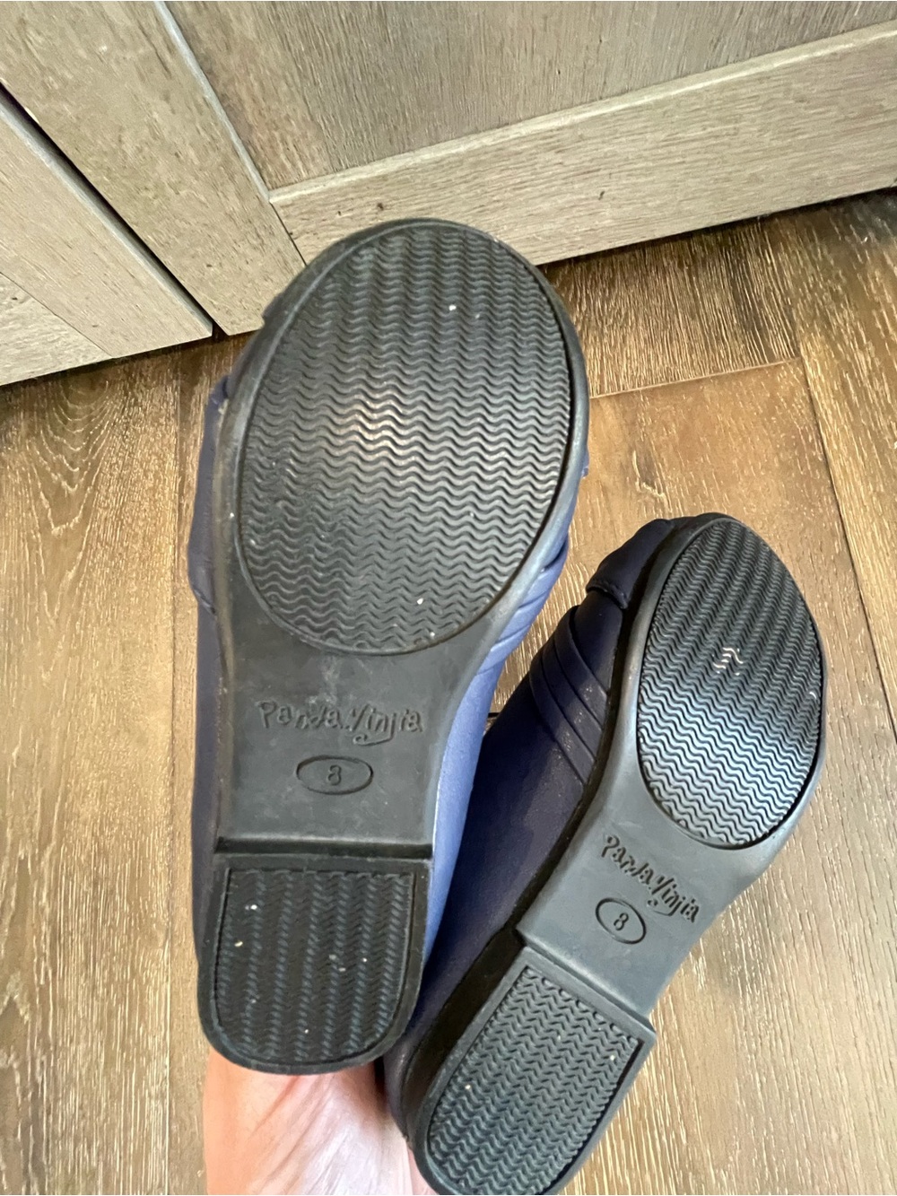 Girls Navy Blue Mary Jane Dress Shoes - Picture 4 of 5